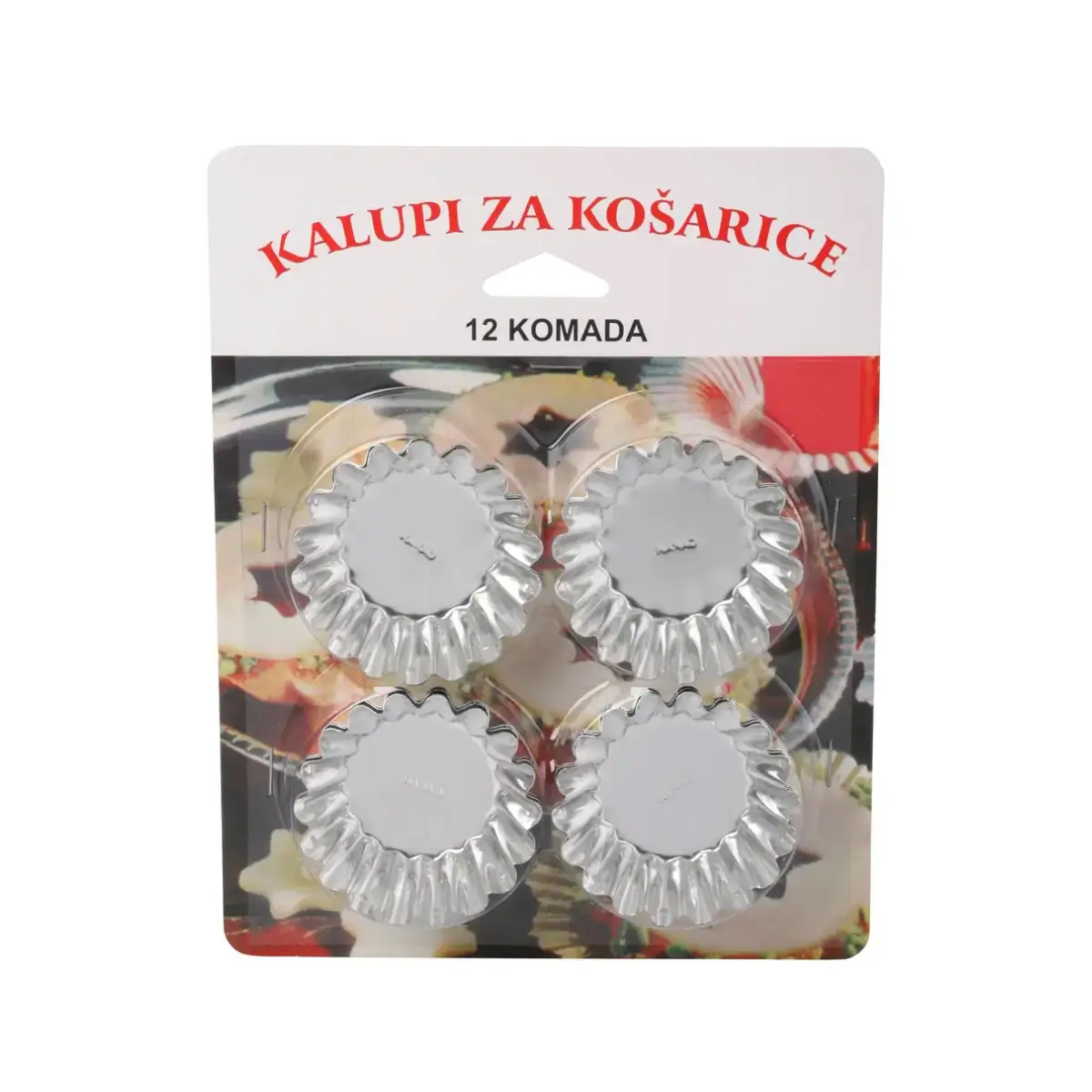 5 (1) Kalupi za košarice (12 kom) - Slika 1