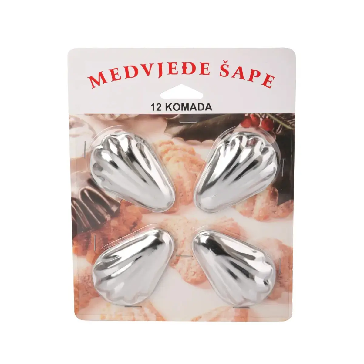 6 Kalupi za medvjeđe šape (12 kom) - Slika 1