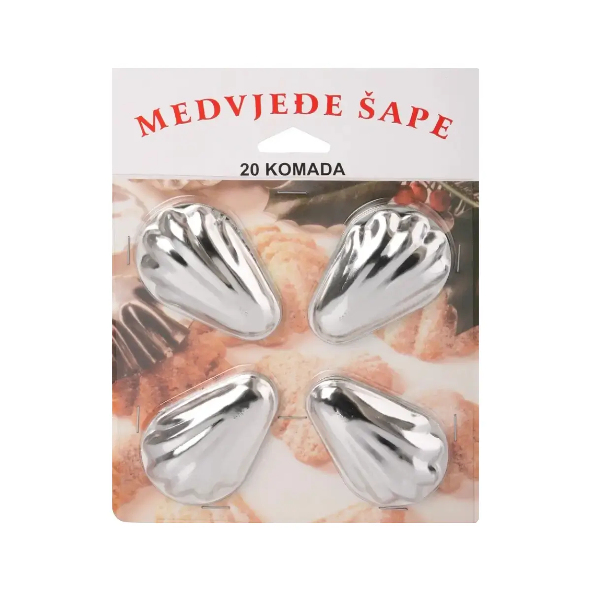 7 Kalupi za medvjeđe šape (20 kom) - Slika 1